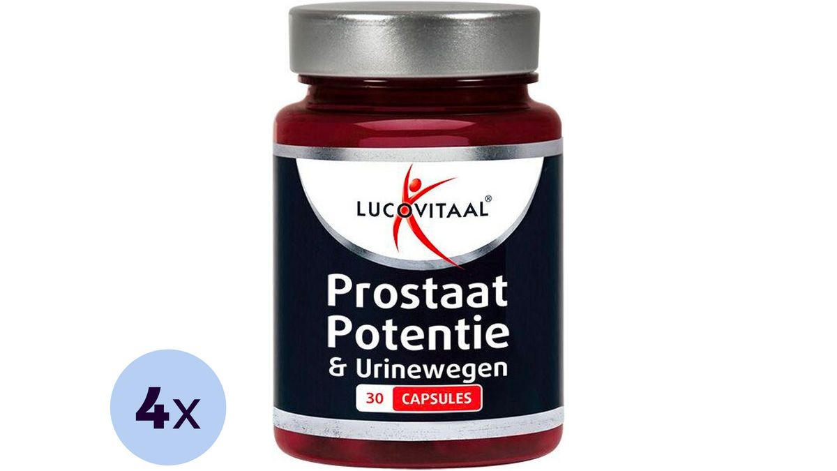 Lucovitaal Prostaat Potentie | 4 x 30 Capsules Aanbieding - iBOOD