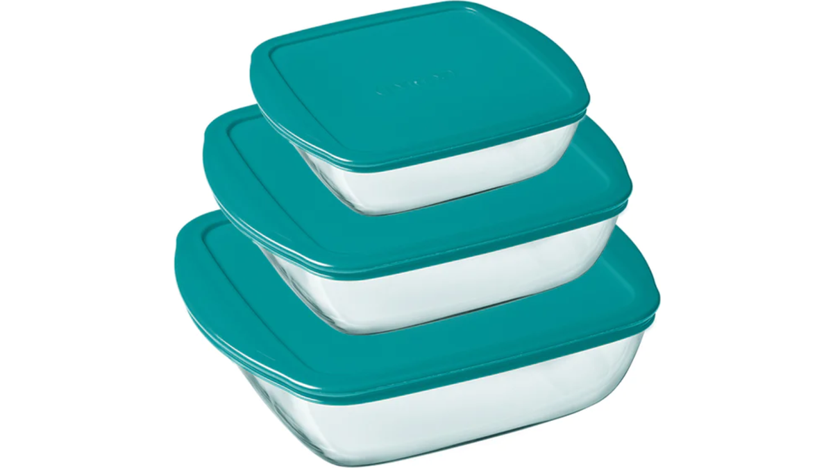Pyrex Cook & Store Dosen | 3-tlg. | quadr. Angebote - iBOOD
