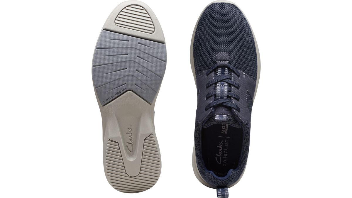 Clarks Herren Lehman Tie Sneaker - Klassische Sneaker Aus Glattleder, Bequem & Leicht