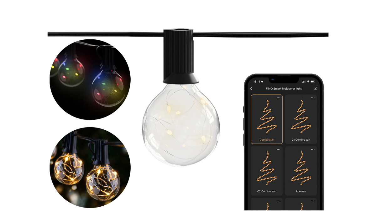FlinQ Smart RGB LED Lichtslinger Aanbieding - iBOOD