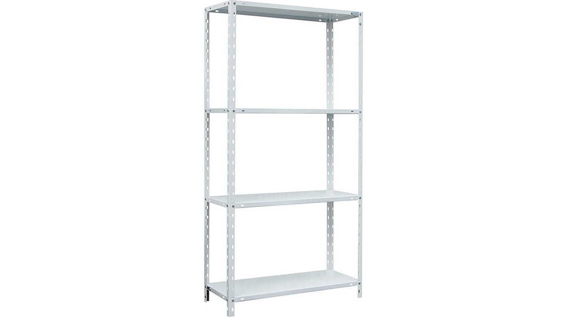 Metalkas Metalen Opbergrek | 1500x750x300 | 30 kg Aanbieding - iBOOD