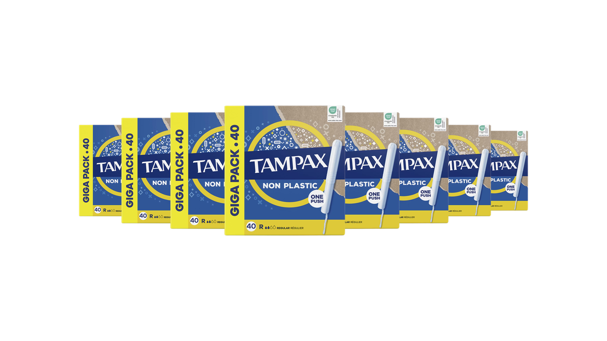 8x Tampax Regular Tampons | 40 Stuks Aanbieding - iBOOD