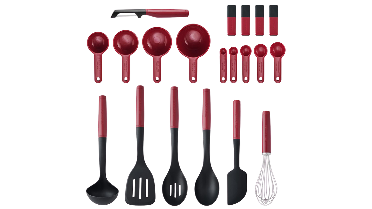 KitchenAid Empire Red Keukenset | 20-delig Aanbieding - iBOOD