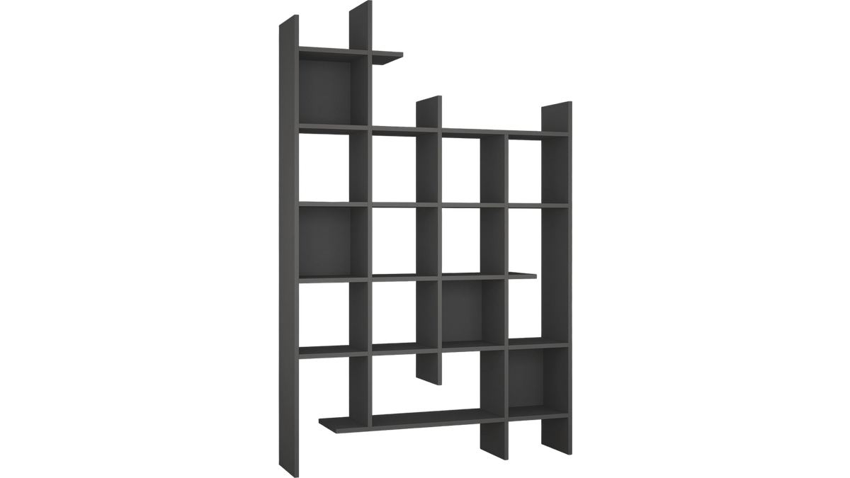 Kalune Design Manco Boekenkast | Anthracite Aanbieding - iBOOD