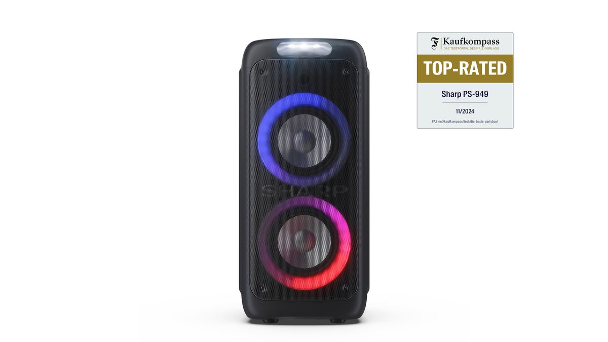 Sharp PS-949 Partyspeaker Aanbieding - iBOOD