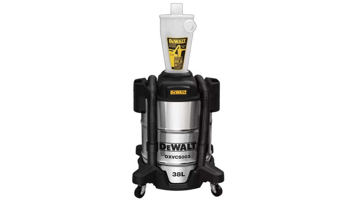 DeWalt Voorafscheider met Roestvrijstalen Tank | 38 l Aanbieding - iBOOD
