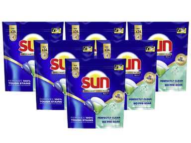 204x-sun-brilliant-shine-plus-vaatwastablet