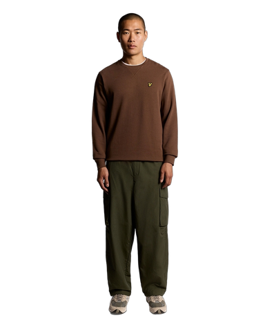 s-y045-bottle-brown-ml424vog-crew-neck-sweatshirt-lyle-scott-product-1