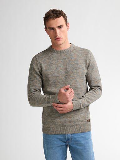 l-mossy-stone-m-3050-kwr240-6174-l-men-knitwear-round-neck-basic-petrol-product-0