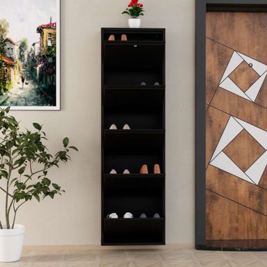 locking-5-lades-metaal-shoe-cabinet-zwart-product-0