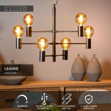 lucide-leanne-hanglamp-6xe27-zwart-product-3