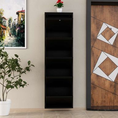 locking-5-lades-metaal-shoe-cabinet-zwart-product-2