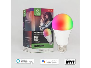 2x-woox-e27-rgb-ww-smart-led-lamp
