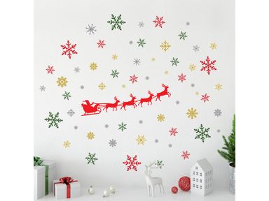 kerst-decoratie-sticker-kerstman