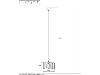 lucide-hanglamp-etta-1x-e27