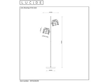 lucide-vloerlamp-grid-2x-e14