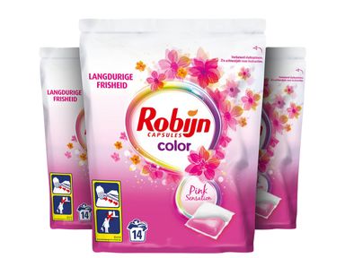 3x-robijn-pink-sensation-color-waschmittel-14-stk