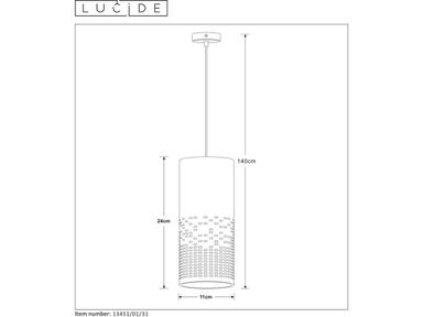lucide-hanglamp-sinan-1x-e27