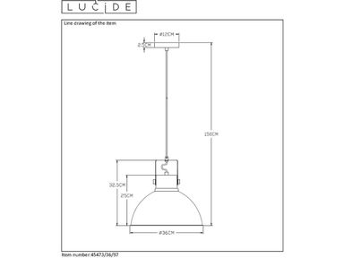 lucide-hanglamp-damian-1x-e27