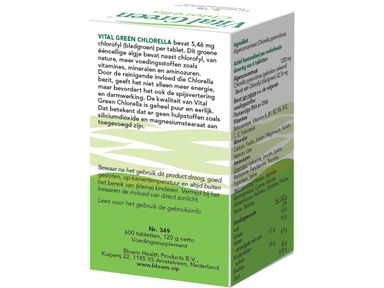 bloem-vital-green-chlorella-600-tabletten