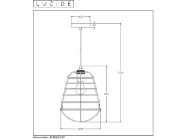 lucide-hanglamp-zych-1x-e27