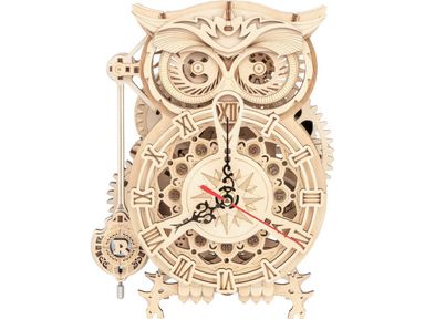 model-drewaniany-rokr-owl-clock
