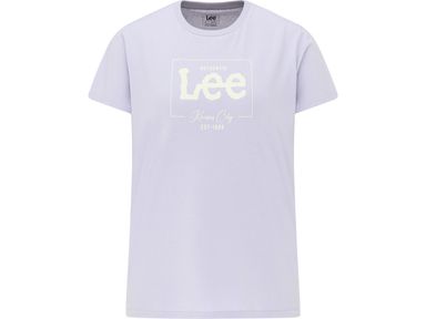 lee-damen-t-shirt-box-logo-hell-lila