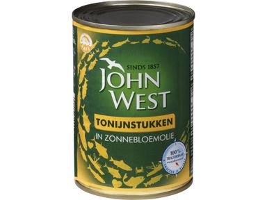 6x-tunczyk-w-oleju-john-west-400-g