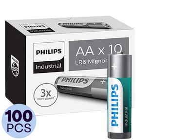100x-philips-industrial-batterijen-aaaaa