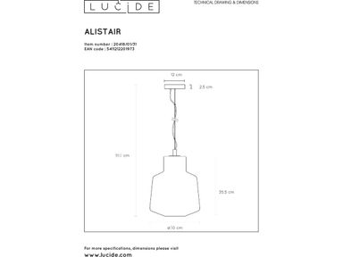 lucide-alistair-hanglamp-30-cm