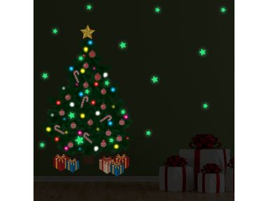 muursticker-christmas-trees
