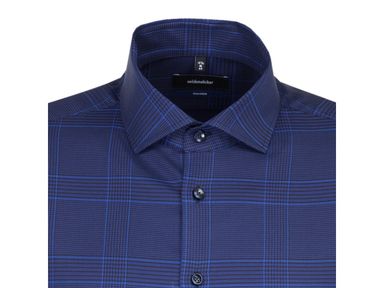 overhemd-blue-check-tailored-fit