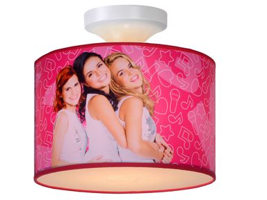 lucide-k3-roze-plafondlamp