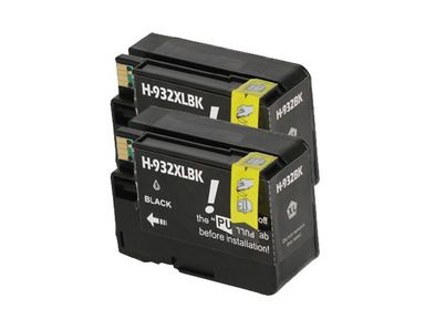 2x-cartridge-voor-hp-932-xl-black