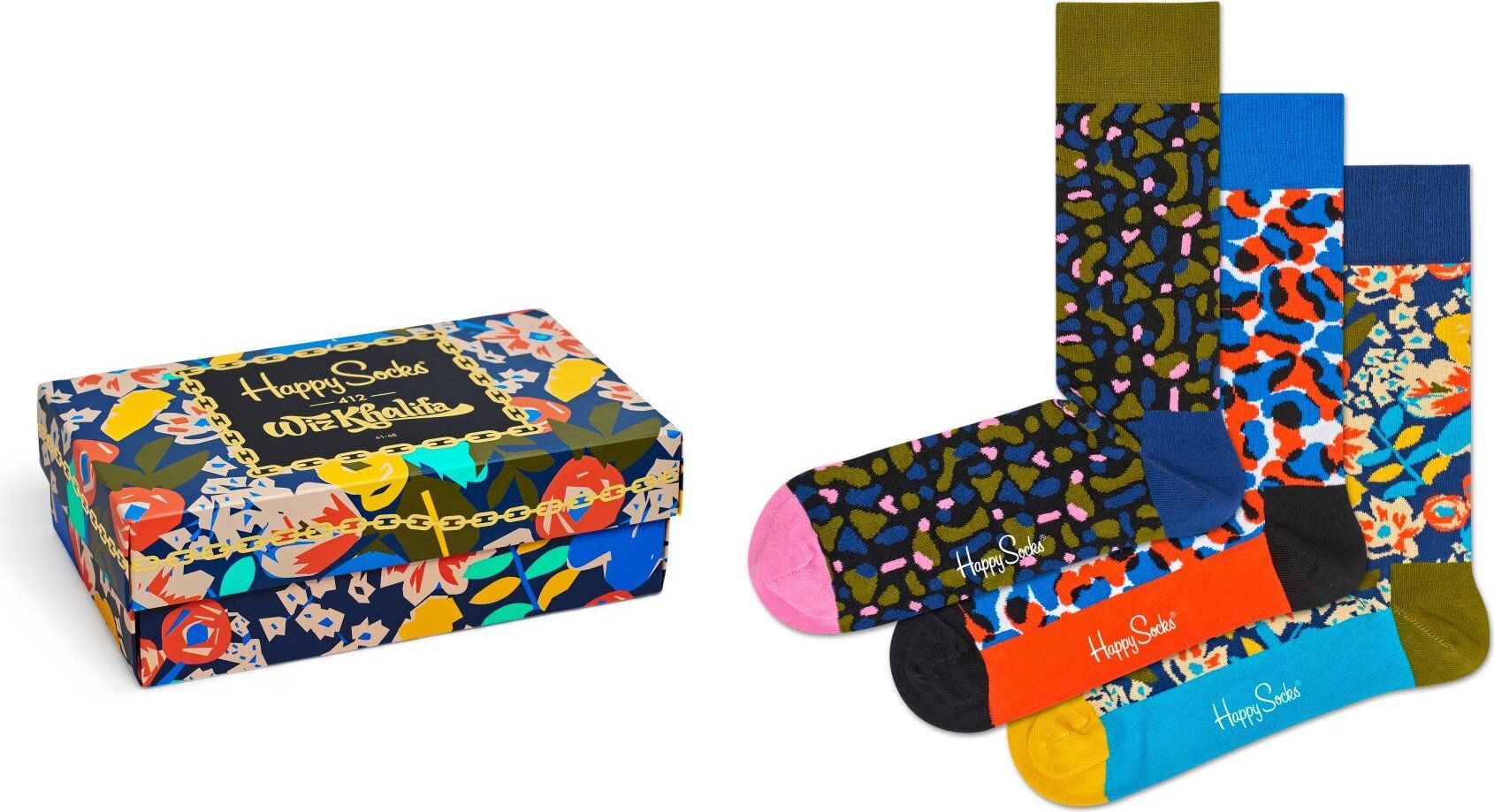 Happy Socks Wiz Khalifa Box | 3 Paar