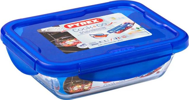 Pyrex Schalenset met Deksels, 5-delig