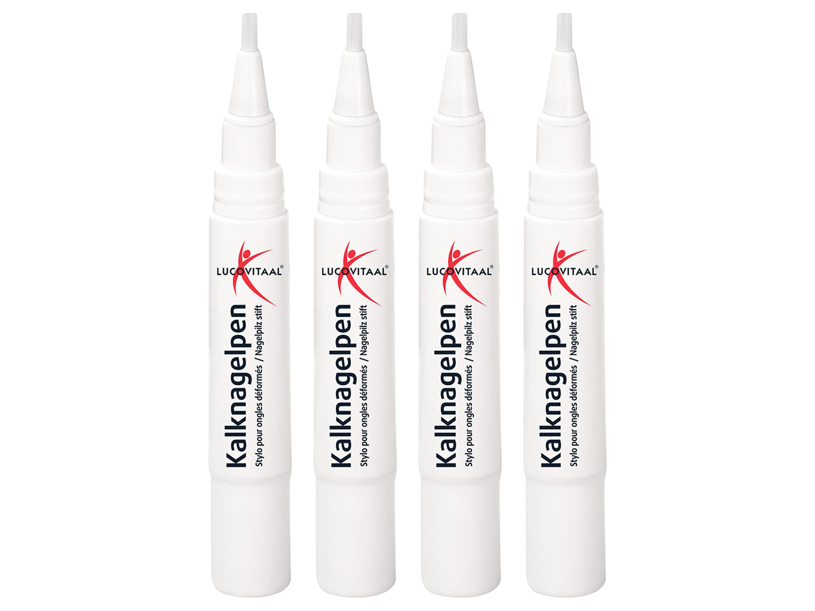 4x Lucovitaal Lime Stylo à ongles, 4 ml