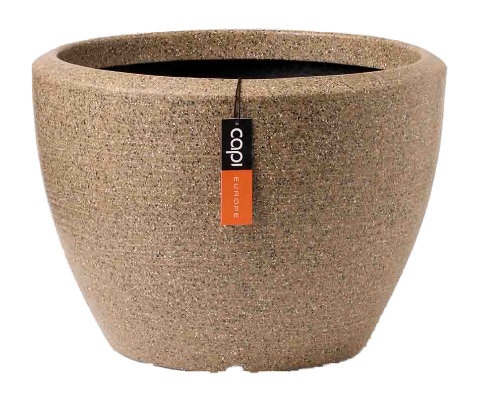 Capi Europe Arc Granite Blumentopf, Ø 48 x 35 cm, Taupe