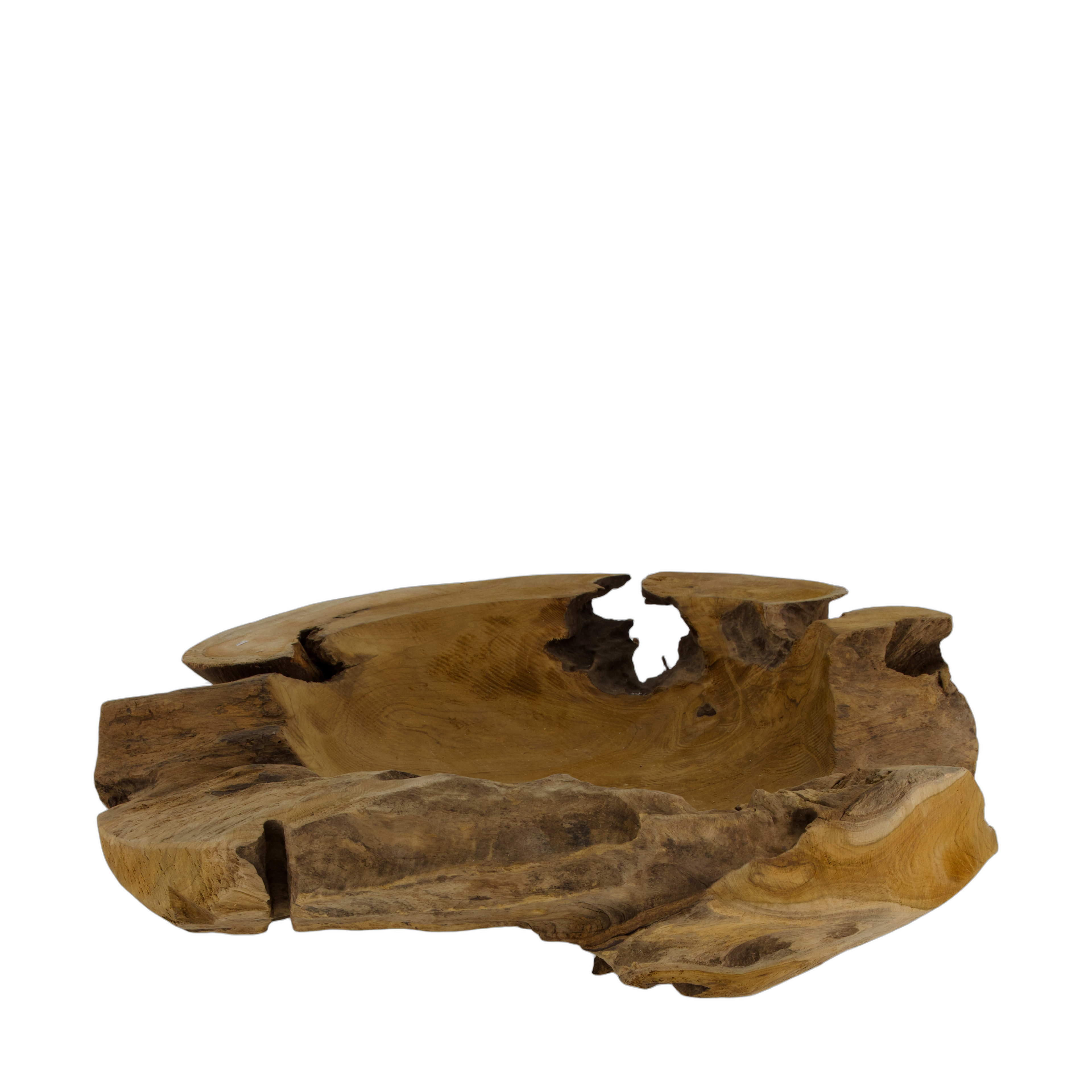 DKNC Schale, Teakholz, 50 x 45 x 10 