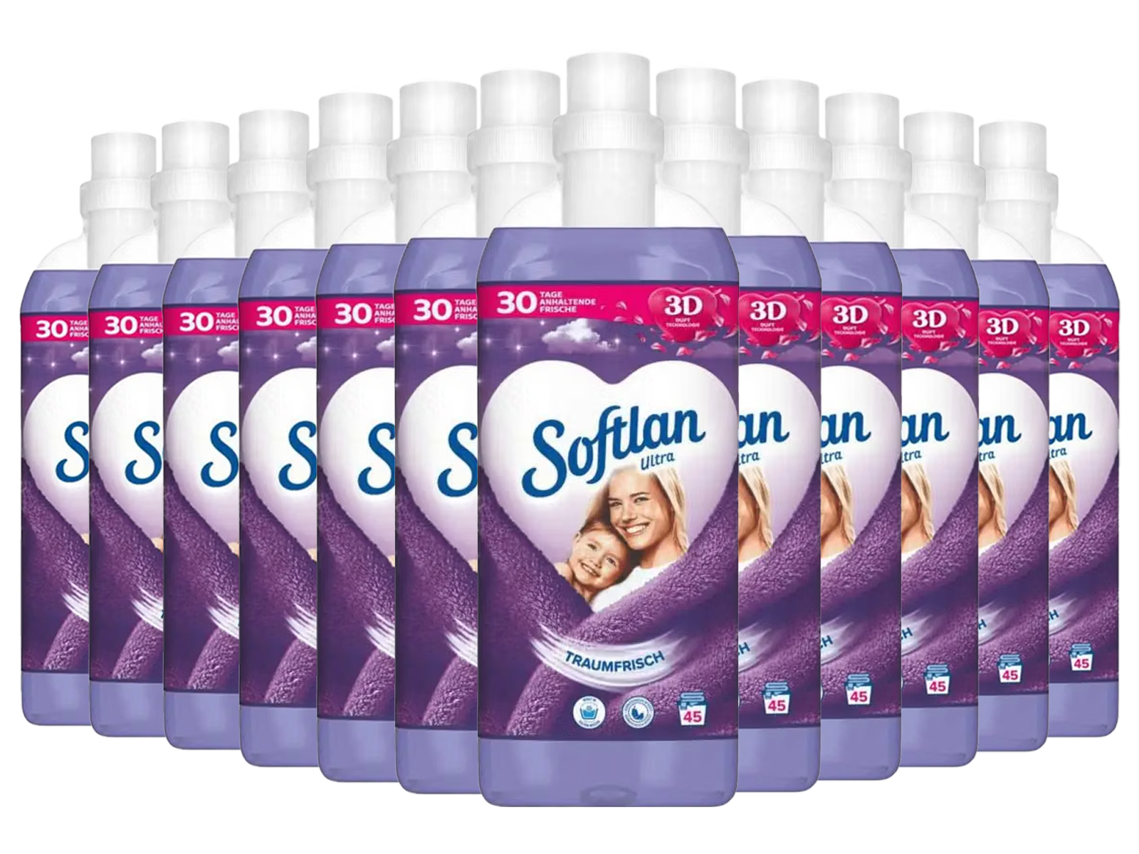 12x Softlan Traumfrisch Wasverzachter, 1 L (540sc)