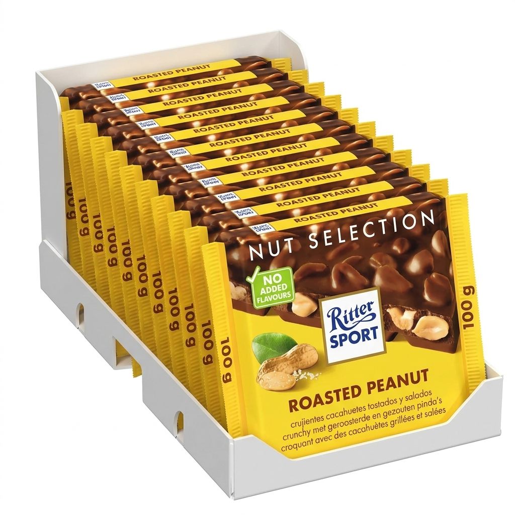 11x Ritter Sport Roasted Peanut, 100 g