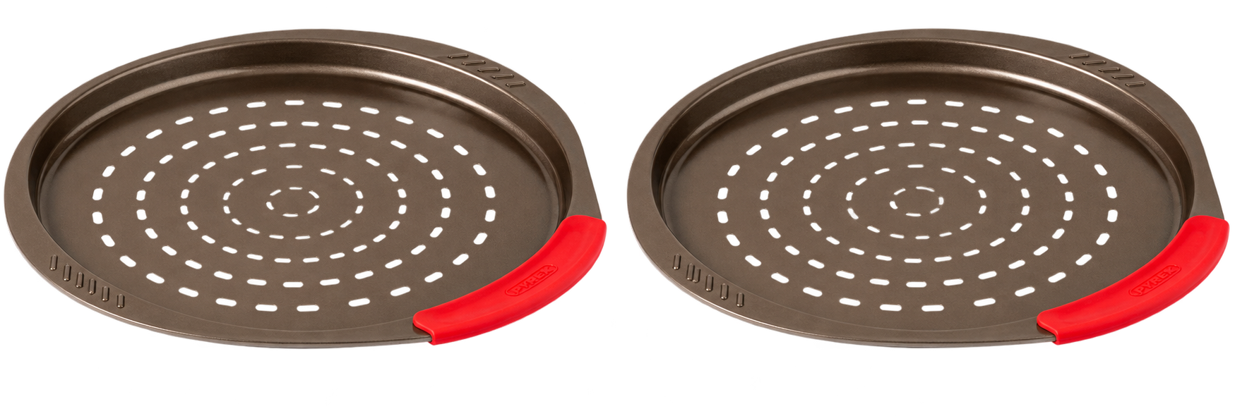 2x Pyrex Asimetria Pizzaplatte, Ø 32 cm