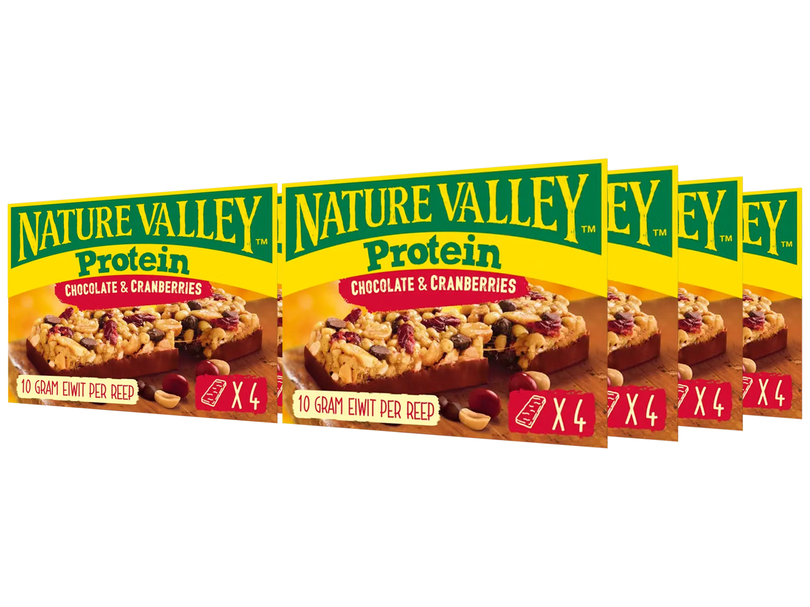 32x Nature Valley Protein Chocolade & Cranberry, 160 g