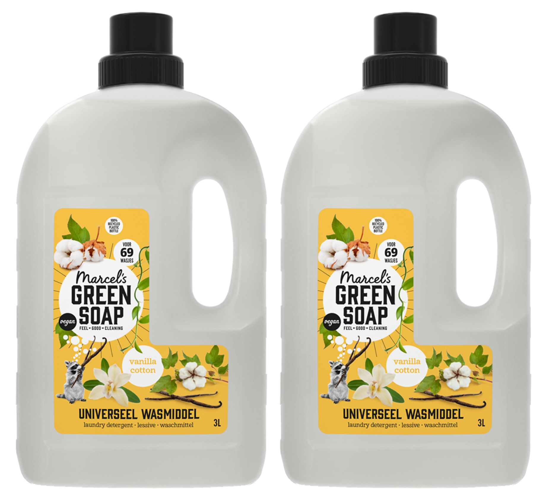 2x Marcel's Green Soap Lessive, 3 L (138sc)