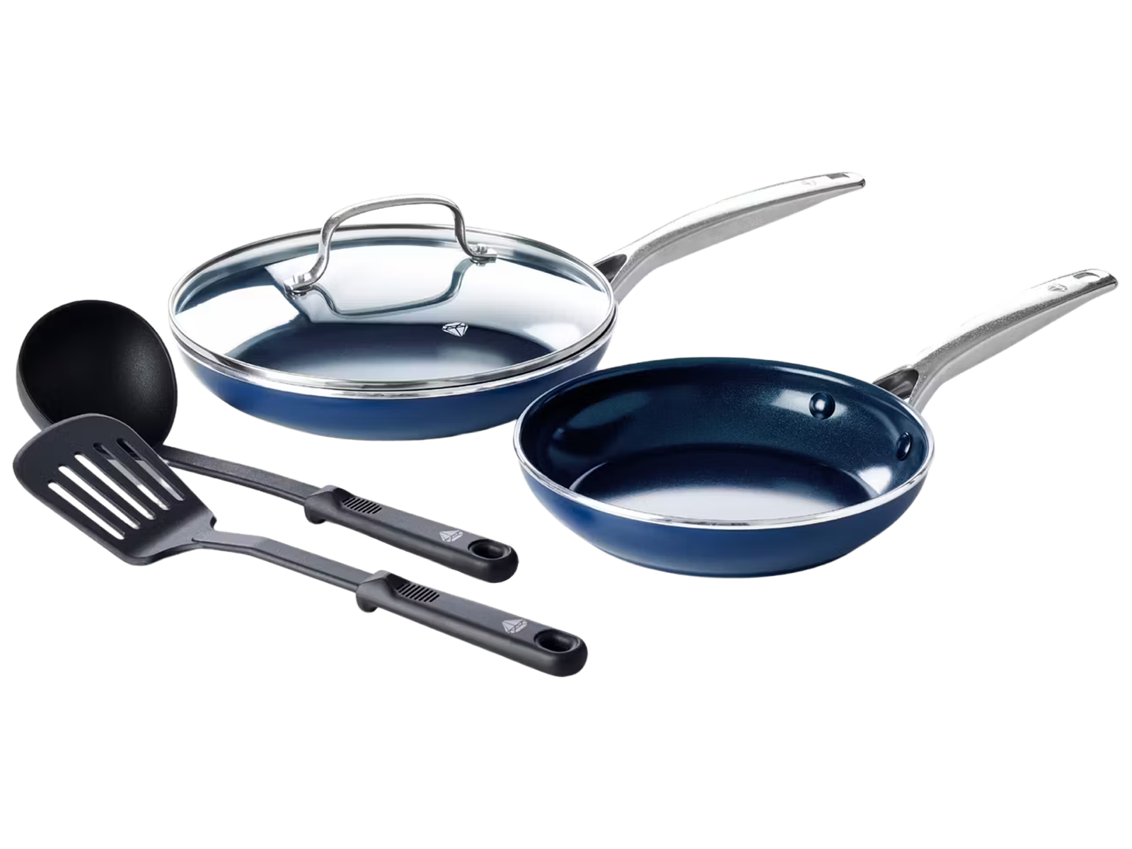 Blue Diamond Keramische Infusion Koekenpannenset 5-Delig, 20 & 24 cm