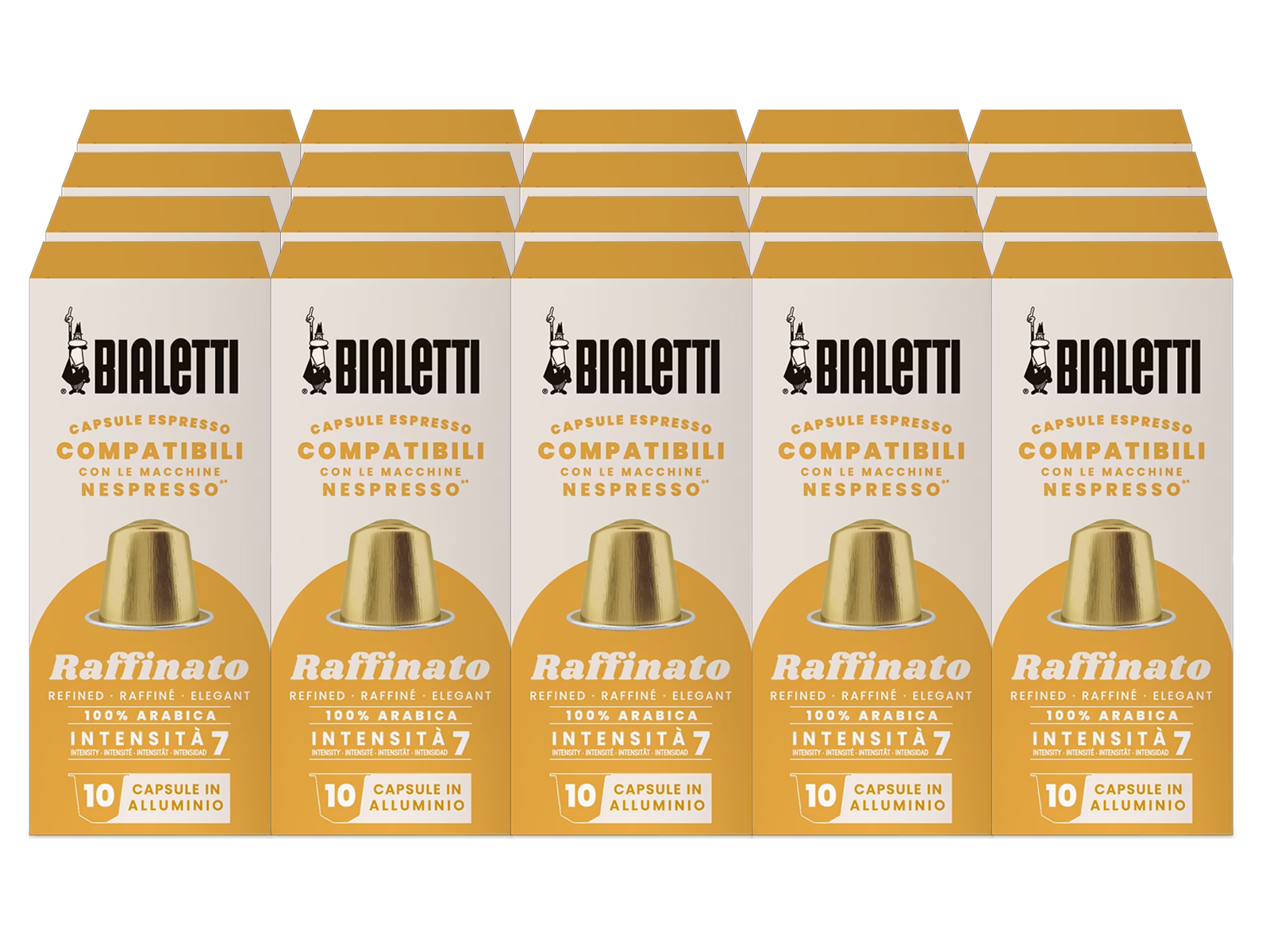 200x Bialetti Raffinato Capsules de Café