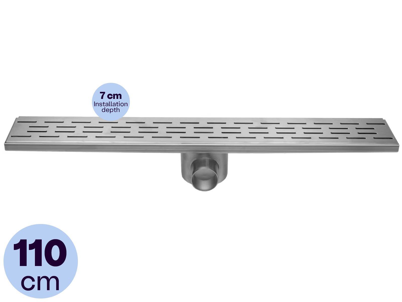 Easy Drain Fixt Duschrinne, 110 cm