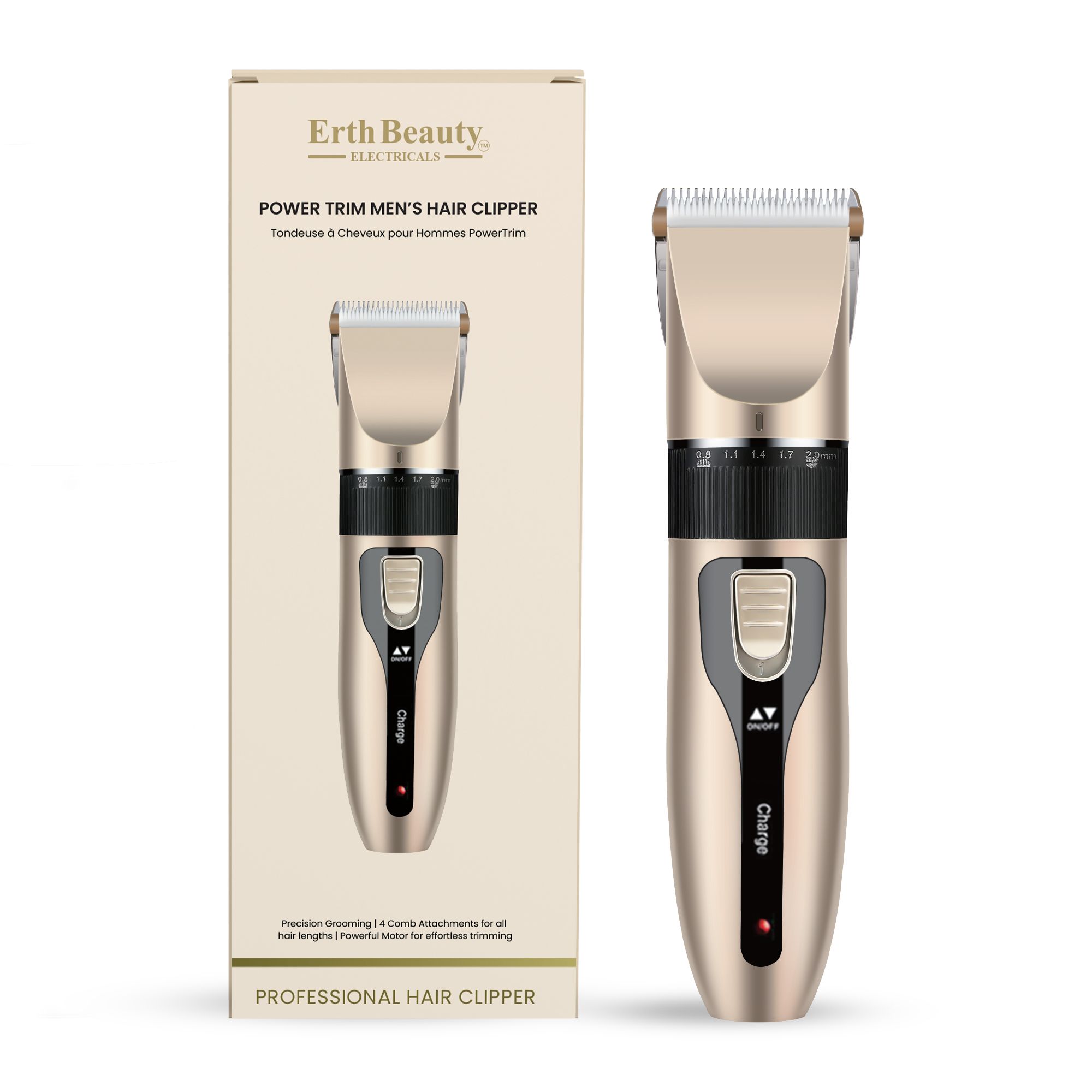 Erth Skin London Power Trim Men’s Hair Clipper