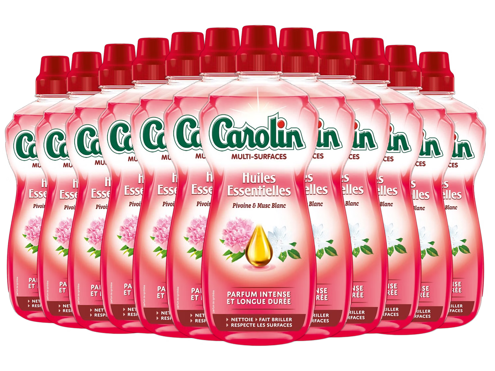 12x Carolin Allesreiniger, Witte Musk & Pioenroos, 1 L