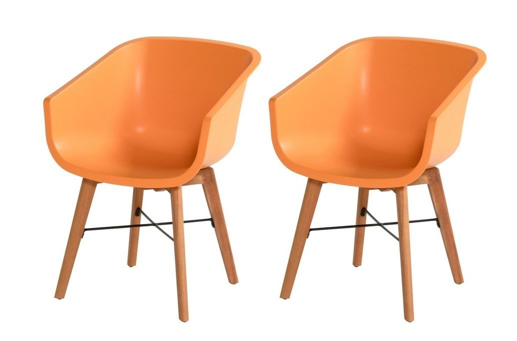 2x Hartman Amalia Tuinstoel, Oranje